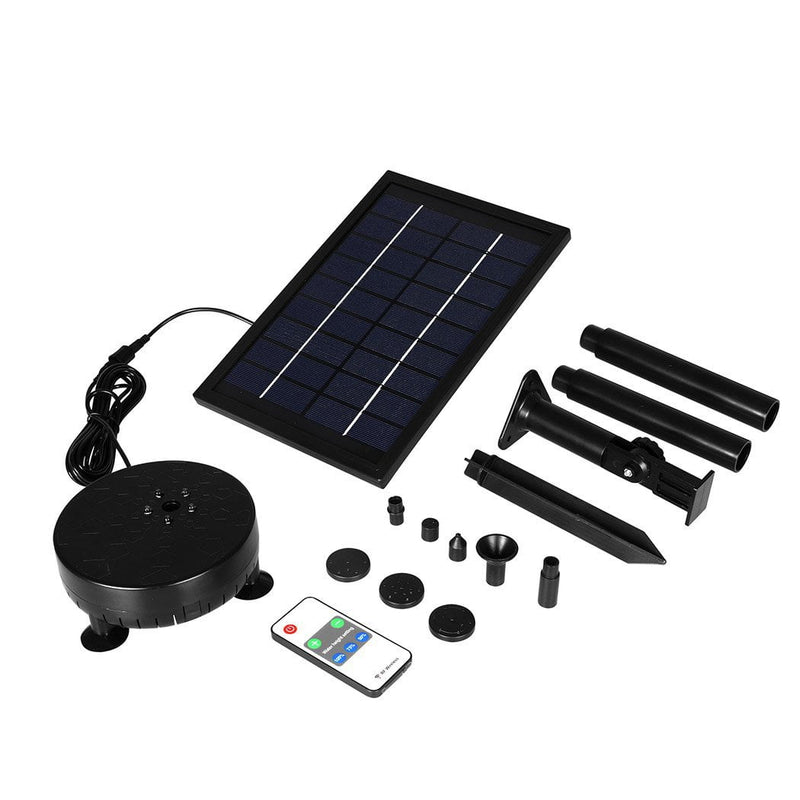 Solar Fountain Powered Water Power Wireless Garden Pond Pool Bird Outdoor Payday Deals