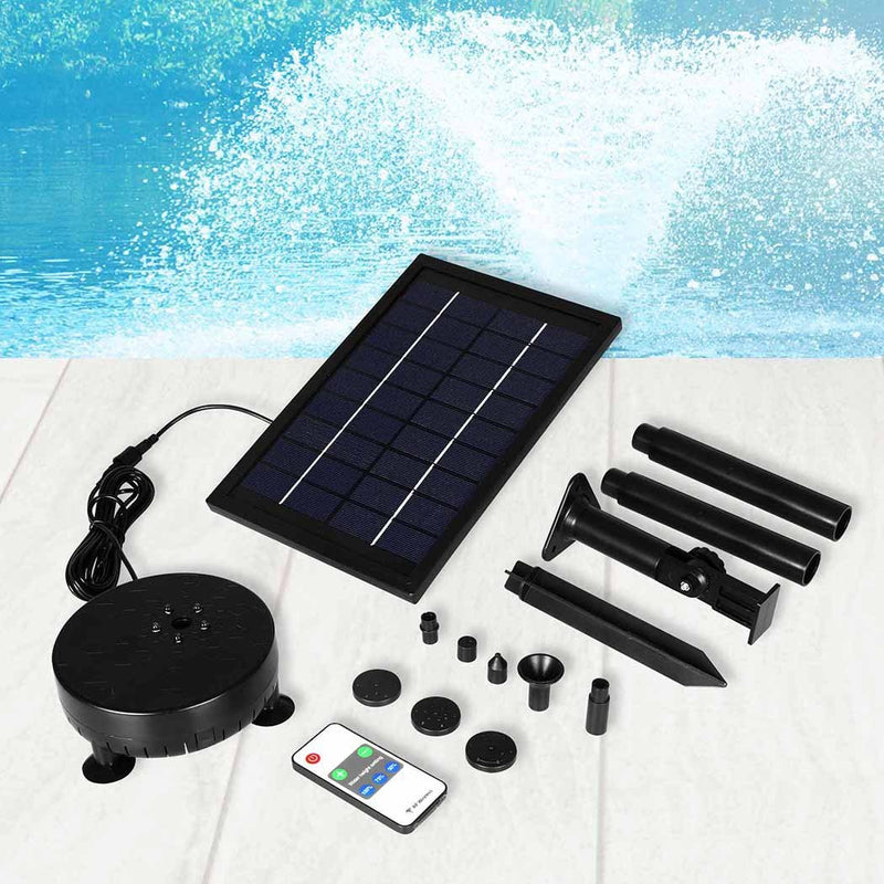 Solar Fountain Powered Water Power Wireless Garden Pond Pool Bird Outdoor Payday Deals