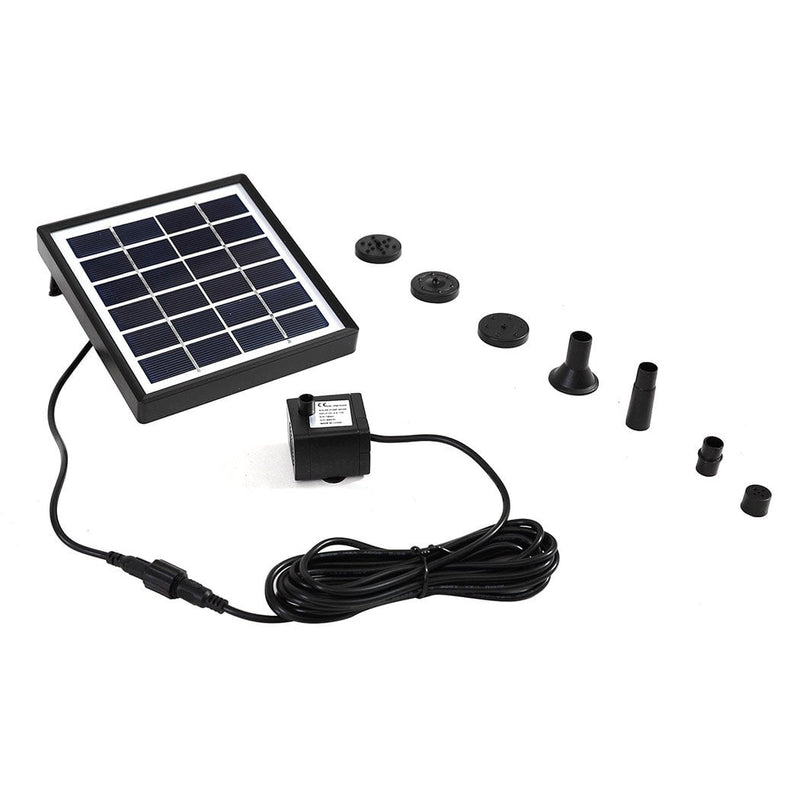 Solar Fountain Water Pump Kit Pond Pool Submersible Outdoor Garden 1.5W Payday Deals