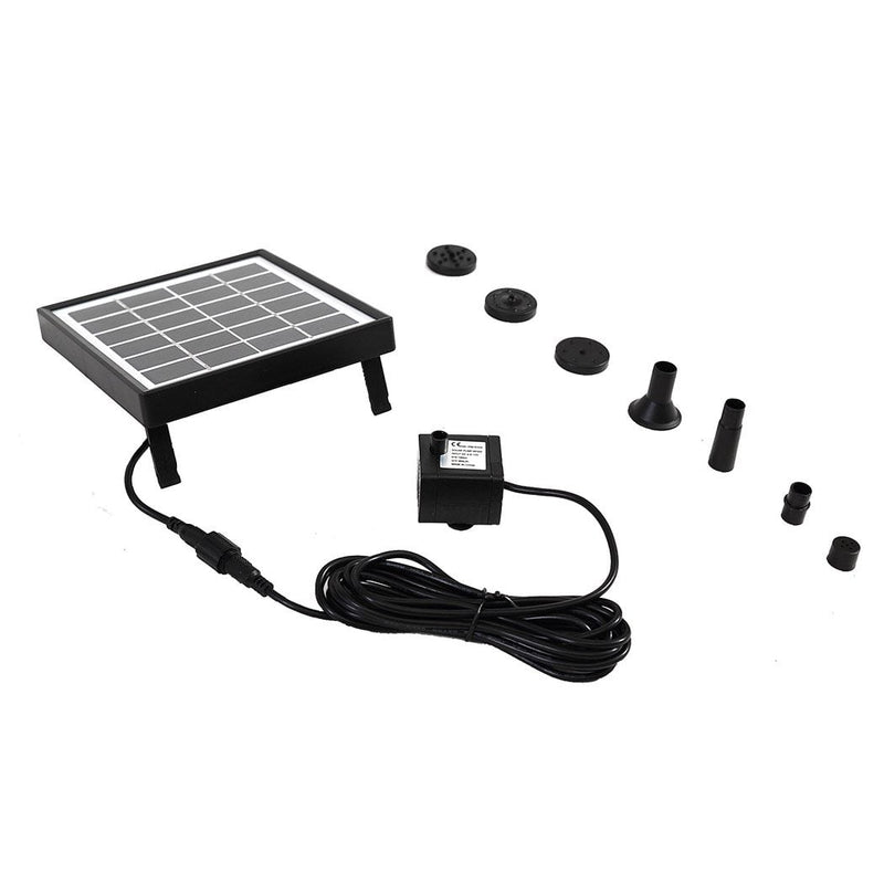 Solar Fountain Water Pump Kit Pond Pool Submersible Outdoor Garden 1.5W Payday Deals