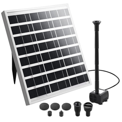 Solar Pond Pump Powered Outdoor Garden Water Pool Kit Large Panel 8.2 FT Payday Deals