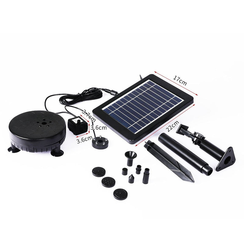 Solar Powered Water Fountain Pump Bird Bath Pond Pool Garden Floating Outdoor Payday Deals