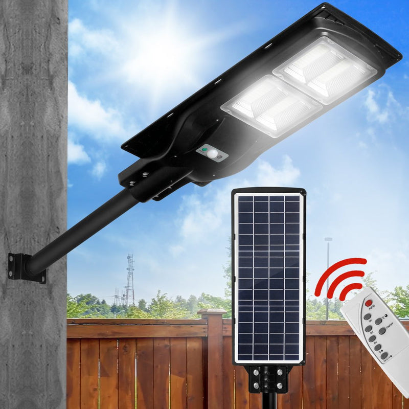 Solar Sensor LED Street Lights Flood Garden Wall Light Motion Pole Outdoor 120W Payday Deals