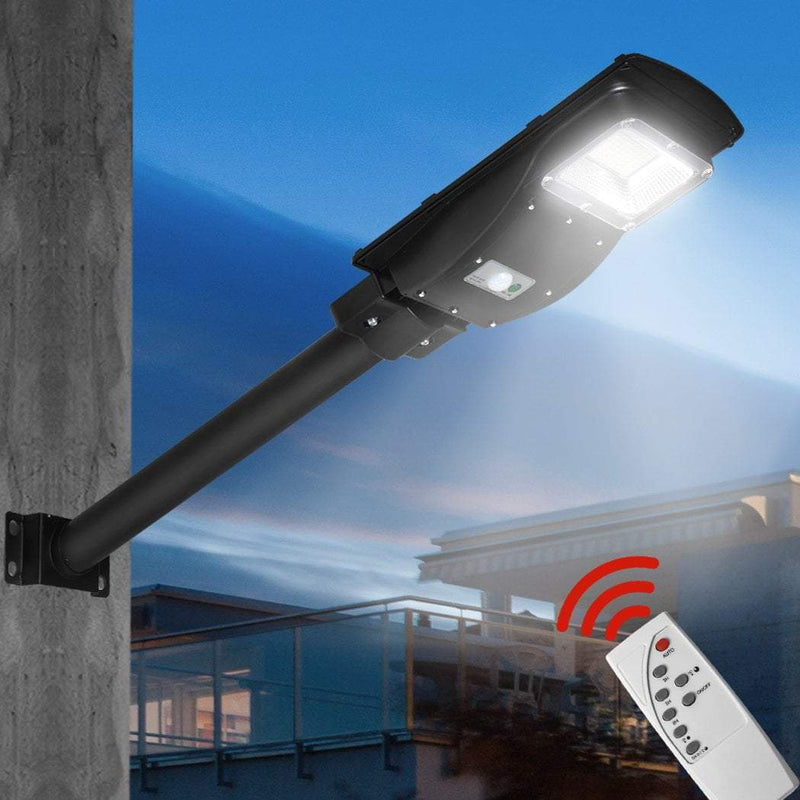 Solar Sensor LED Street Lights Flood Garden Wall Light Motion Pole Outdoor 30W Payday Deals