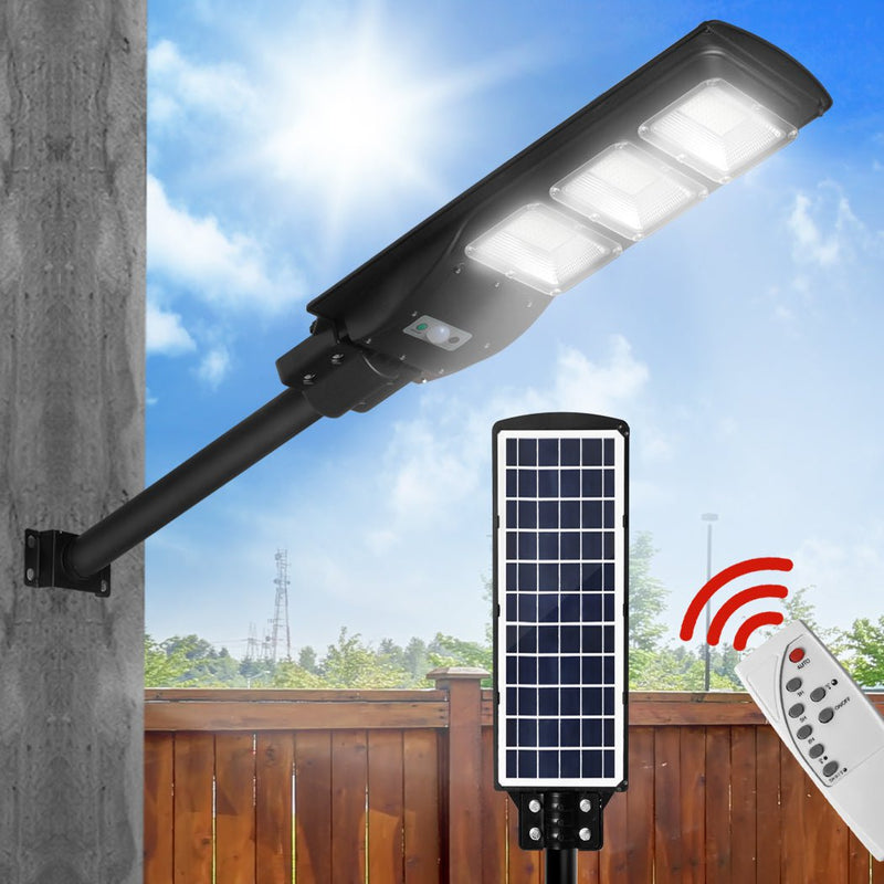 Solar Sensor LED Street Lights Flood Garden Wall Light Motion Pole Outdoor 90W Payday Deals