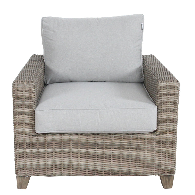 Sophy 1 Seater Wicker Rattan Outdoor Sofa Chair Lounge Payday Deals