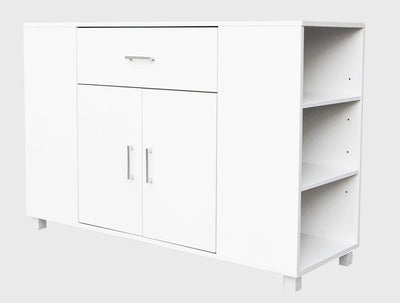 Sorrento Buffet with Drawer & Cupboard - White
