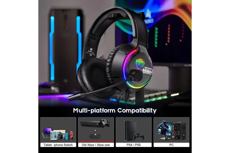 SoulBytes S19 RGB Gaming Headphones Payday Deals