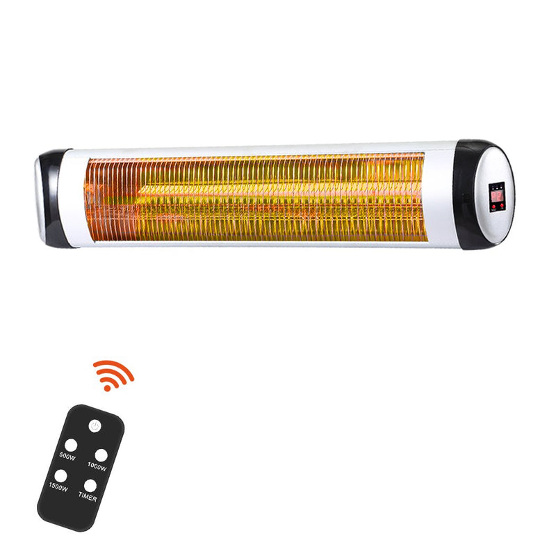 Spector 1500W Electric Infrared Patio Heater Radiant Strip Indoor Remote Payday Deals