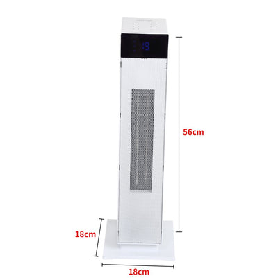 Spector 2000W Tower Heater Electric Portable Ceramic Oscillating Remote White Payday Deals