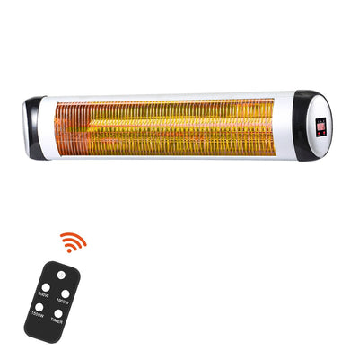 Spector 2500W Electric Infrared Patio Heater Radiant Strip Indoor Remote Payday Deals