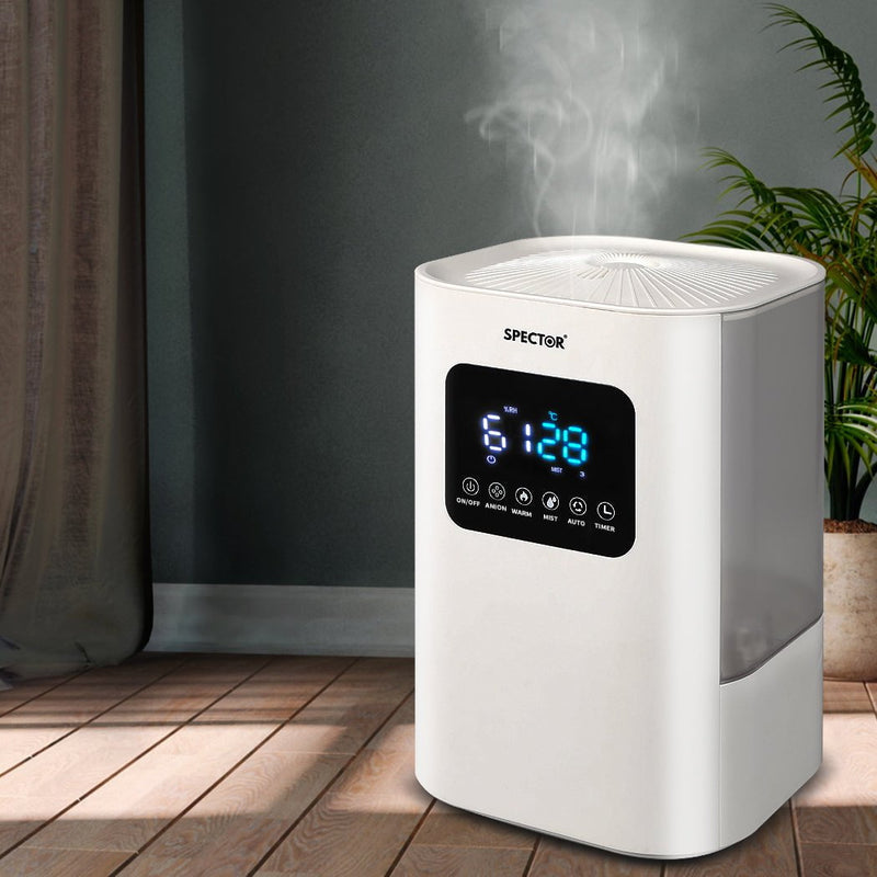 Spector Air Purifying Mist Humidifier Ultrasonic 6L Diffuser Cool Office Home Payday Deals