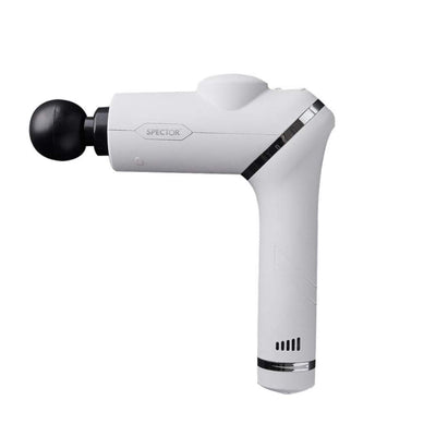 Spector Massage Gun 90° Rotatable Deep Tissue Percussion Muscle Vibrating White Payday Deals