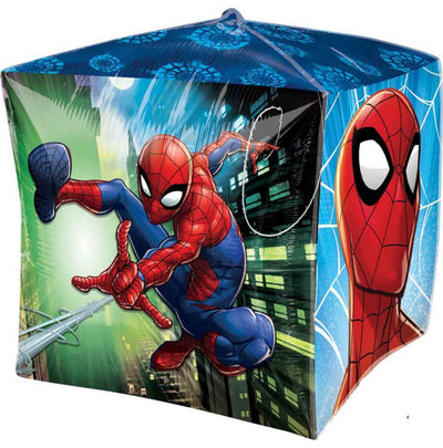 Spiderman Ultra Shape Cubez Foil Balloon