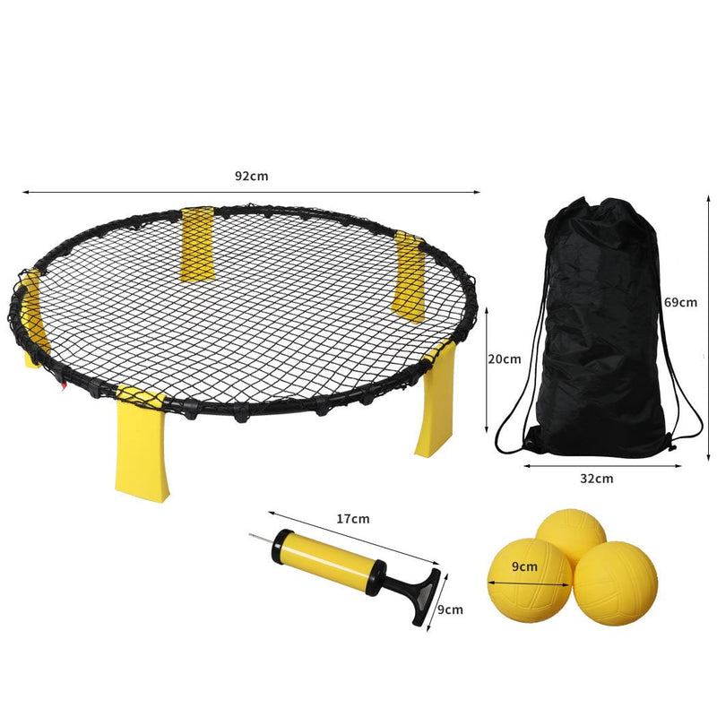 Spikeball Kit Spike Ball Set Outdoor Game Garden Beach Net Mini Volleyball Sport Payday Deals