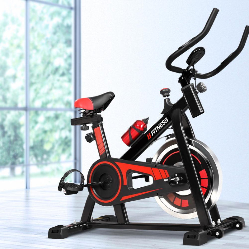 Spin Bike Exercise Bike Flywheel Fitness Home Commercial Workout Gym Holder Payday Deals