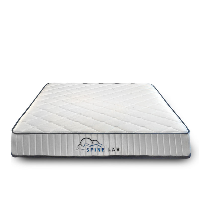 Spine-Lab Mattress 5 Zone 21cm Medium Firm Foam Bonnell Spring - Queen - White Payday Deals