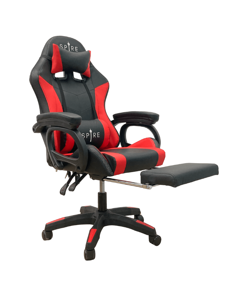 Spire ONYX LED, Bluetooth, Massage Gaming Chair Red/Black Payday Deals