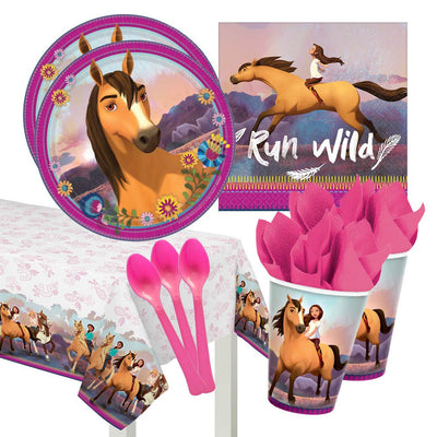 Spirit Ride Free 16 Guest Deluxe Tableware Party Pack