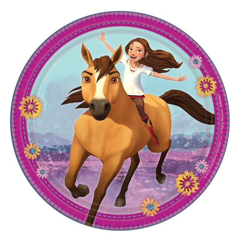 Spirit Riding Free Lunch Dessert Cake Paper Plates 8 Pack Payday Deals