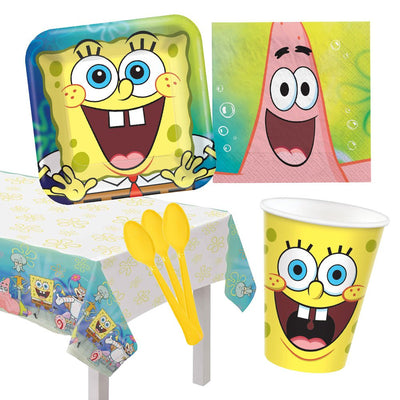 Spongebob 8 Guest Small Deluxe Tableware Party Pack