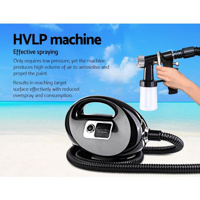 Spray Tan Machine Sunless Tanning Gun Kit HVLP System Black