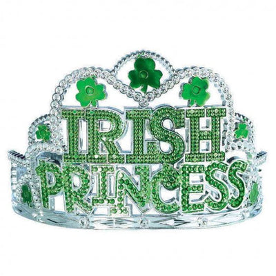 St Patrick's Irish Princess & Shamrocks Tiara 4 Pack Payday Deals