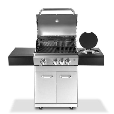 Stainless Steel 4 Burner Gas BBQ