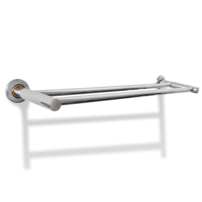Stainless Steel Towel Rack 2 Tubes Payday Deals