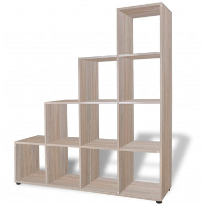 Staircase Bookcase/Display Shelf 142 cm Oak Payday Deals