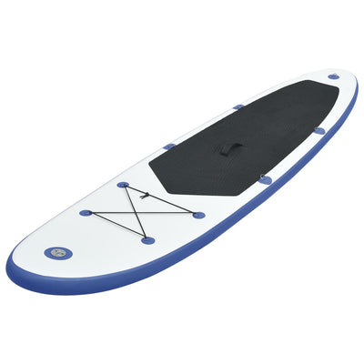 Stand Up Paddle Board Set SUP Surfboard Inflatable Blue and White Payday Deals