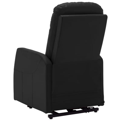 Stand-up Recliner Black Faux Leather Payday Deals