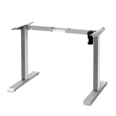 Standing Desk Sit Stand Riser Height Adjustable Motorised Frame Only Grey