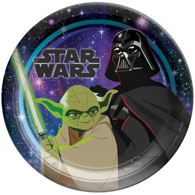 Star Wars 8 Guest Yoda & Darth Vader Deluxe Tableware Pack Payday Deals