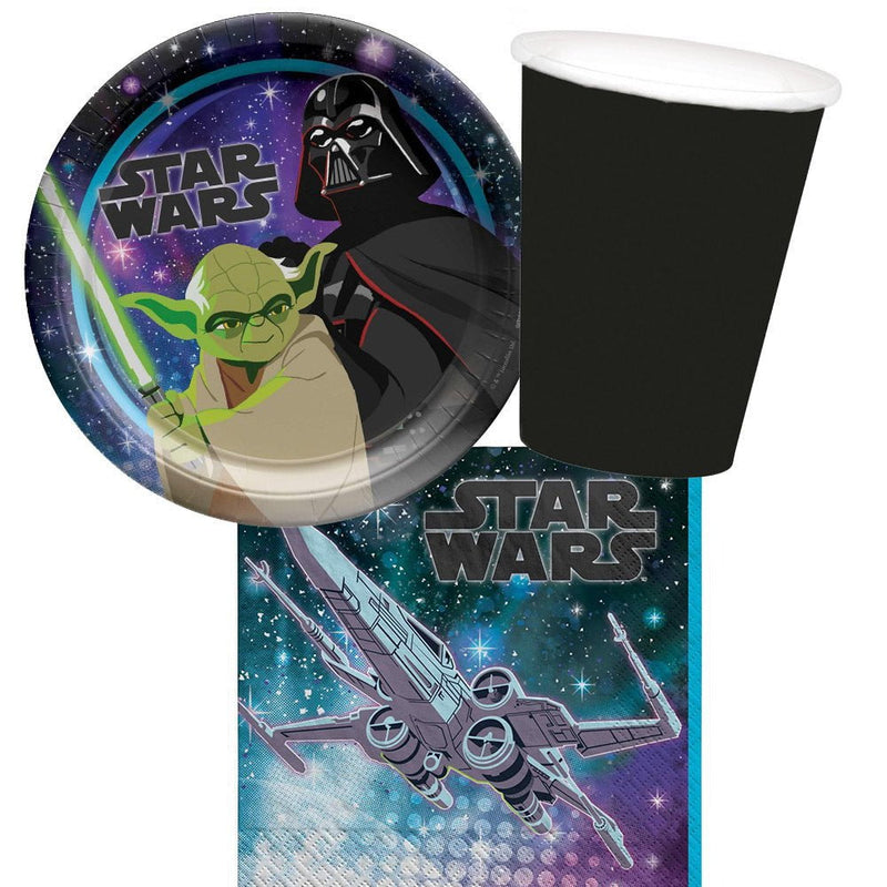 Star Wars 8 Guest Yoda & Darth Vader Tableware Pack Payday Deals
