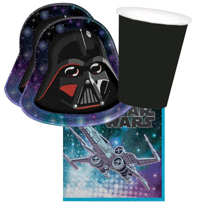 Star Wars Darth Vader 16 Guest Tableware Pack