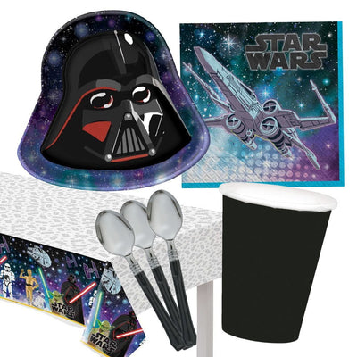Star Wars Darth Vader 8 Guest Deluxe Tableware Pack