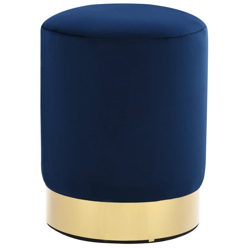 Stool Blue and Gold Velvet Payday Deals