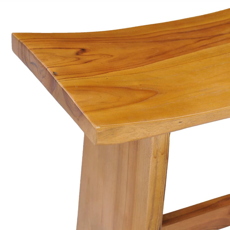 Stool Solid Teak Wood Payday Deals