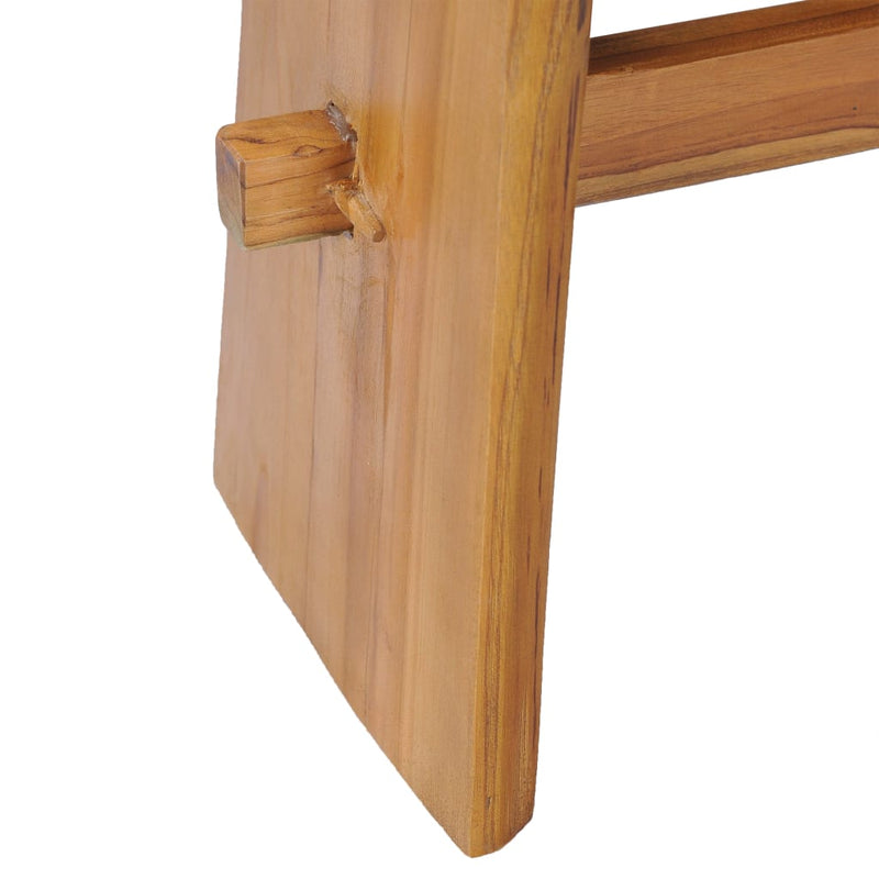 Stool Solid Teak Wood Payday Deals