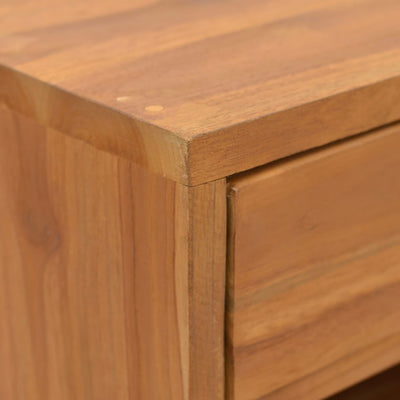 Storage Cabinet 40x30x76 cm Solid Teak Wood Payday Deals