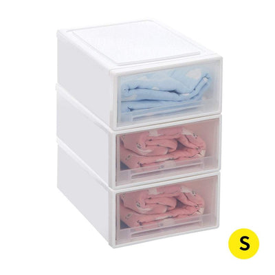 Storage Drawers Set Cabinet Tool Organiser Box  Drawer Plastic Stackable S