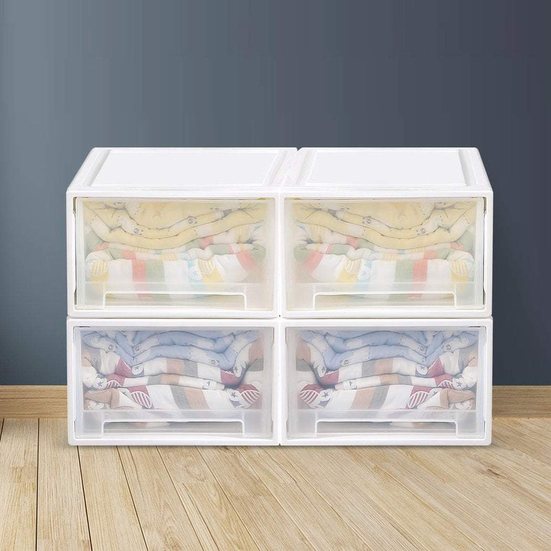 Storage  Drawers Set Cabinet Tools Organiser Box Chest Drawer Plastic Stackable Payday Deals