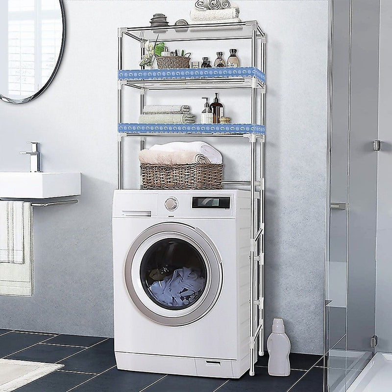 Storage Shelves Shelf 3 Tier Rack Portable Laundry Stand Unit Organiser Payday Deals