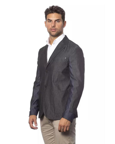 Structured Wool Blend Blazer 54 IT Men Payday Deals