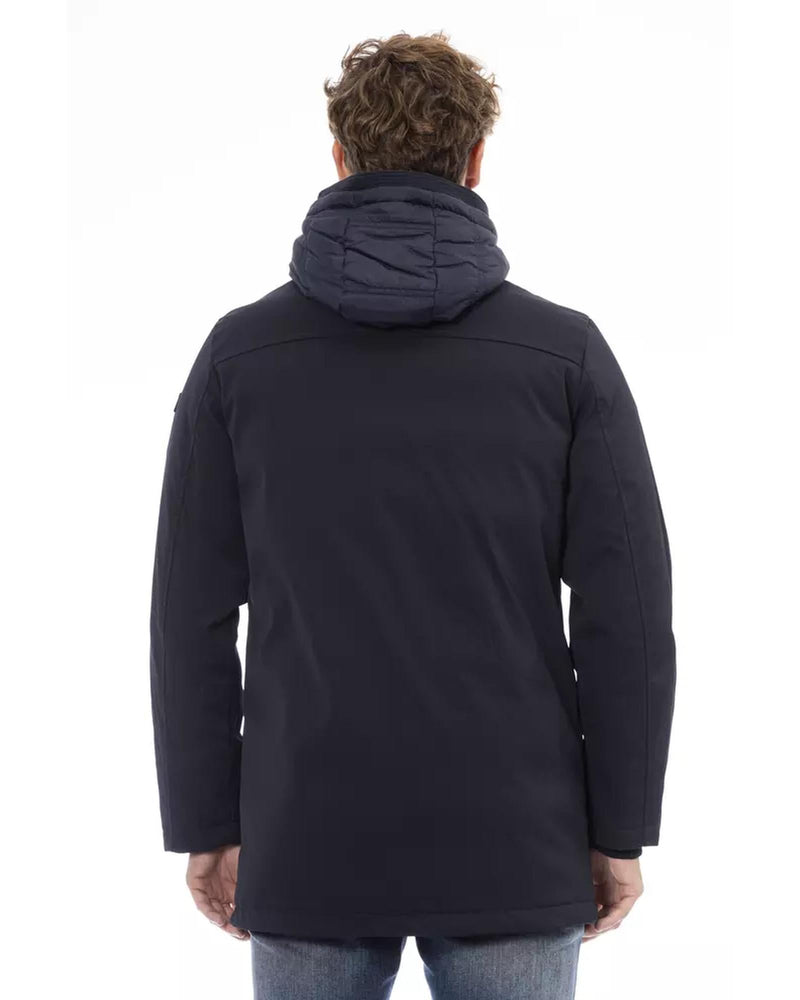 Stylish Long Jacket with External Welt Pockets 3XL Men Payday Deals