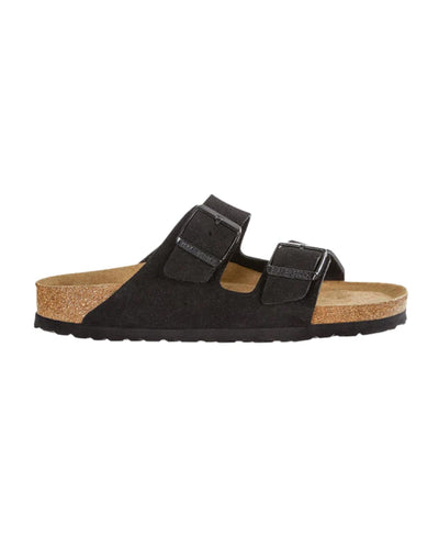 Suede Footbed Sandals with Adjustable Buckles - 36 EU Payday Deals