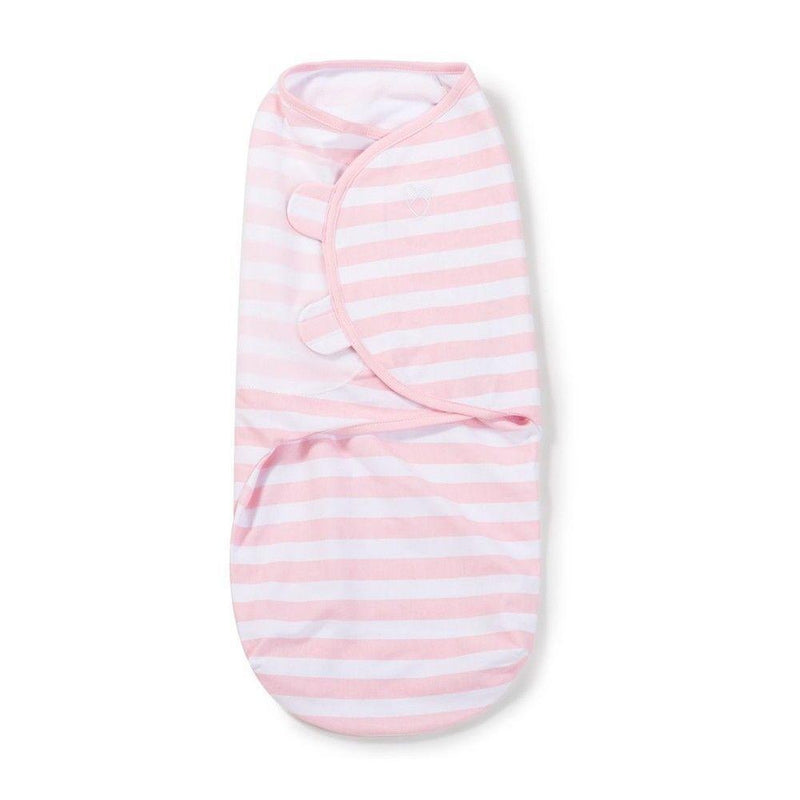 Summer Infant Baby Wrap Swaddle Sleeping Bag Large Pink/White Stripe 1Pk