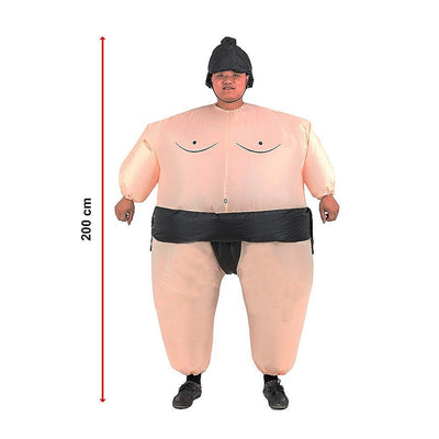 SUMO Fancy Dress Inflatable Suit -Fan Operated Costume Payday Deals