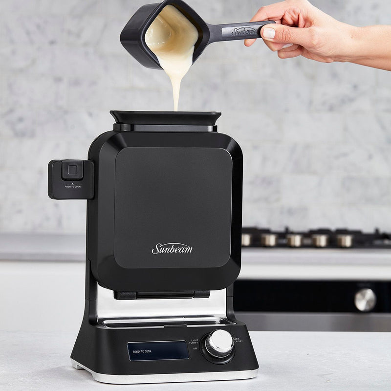 Sunbeam Classics Vertical Pancake Waffle Maker Breakfast Making Machine - Black Payday Deals